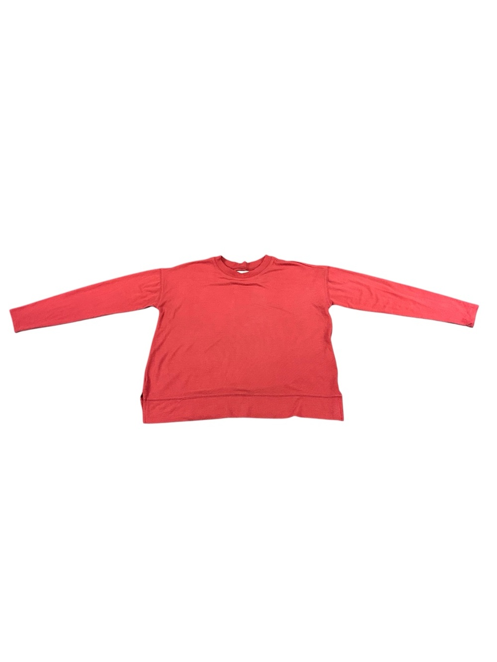 Lucky Brand Women’s Small Red Pullover Sweatshirt Crewneck Long Sleeve Soft